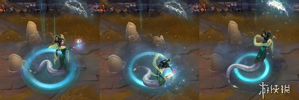 英雄聯盟手遊卡西奧佩婭剪紙仙靈皮膚特效展示