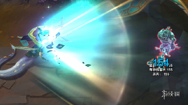 英雄聯盟手遊卡西奧佩婭剪紙仙靈皮膚特效展示