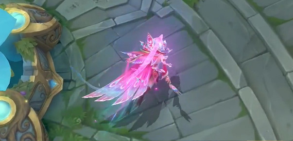 英雄聯盟手遊霞翩翩繡蕊皮膚特效展示