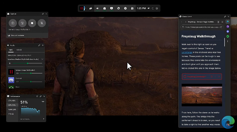 Edge瀏覽器新增遊戲小幫手 玩家在遊戲中能隨時找攻略