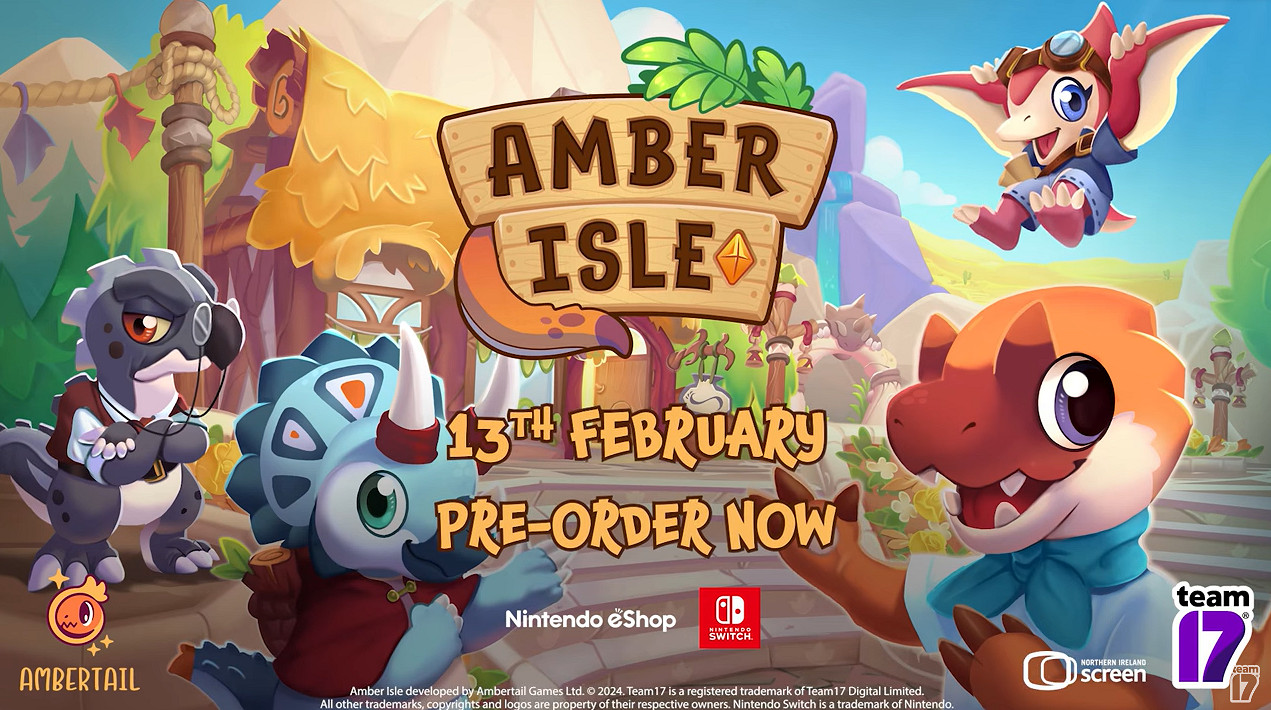 生活模擬管理遊戲《琥珀島》Switch版發售日公布! 生活模擬管理遊戲《琥珀島》Switch版發售日公布!