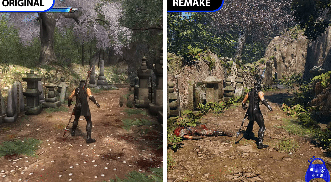 《忍者外傳2：黑之章》與原版畫面對比 場景更真實逼真了