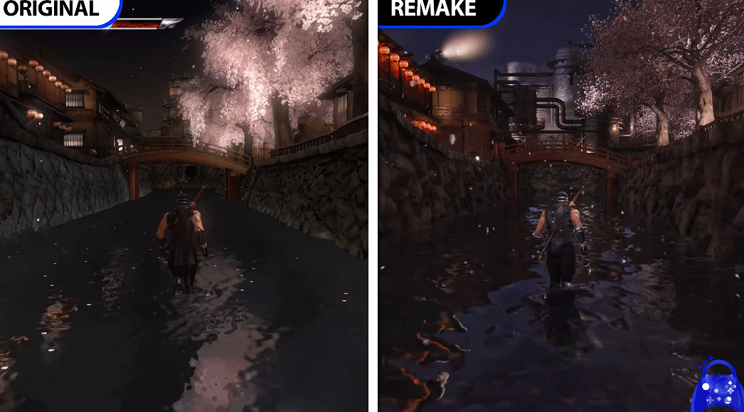 《忍者外傳2：黑之章》與原版畫面對比 場景更真實逼真了