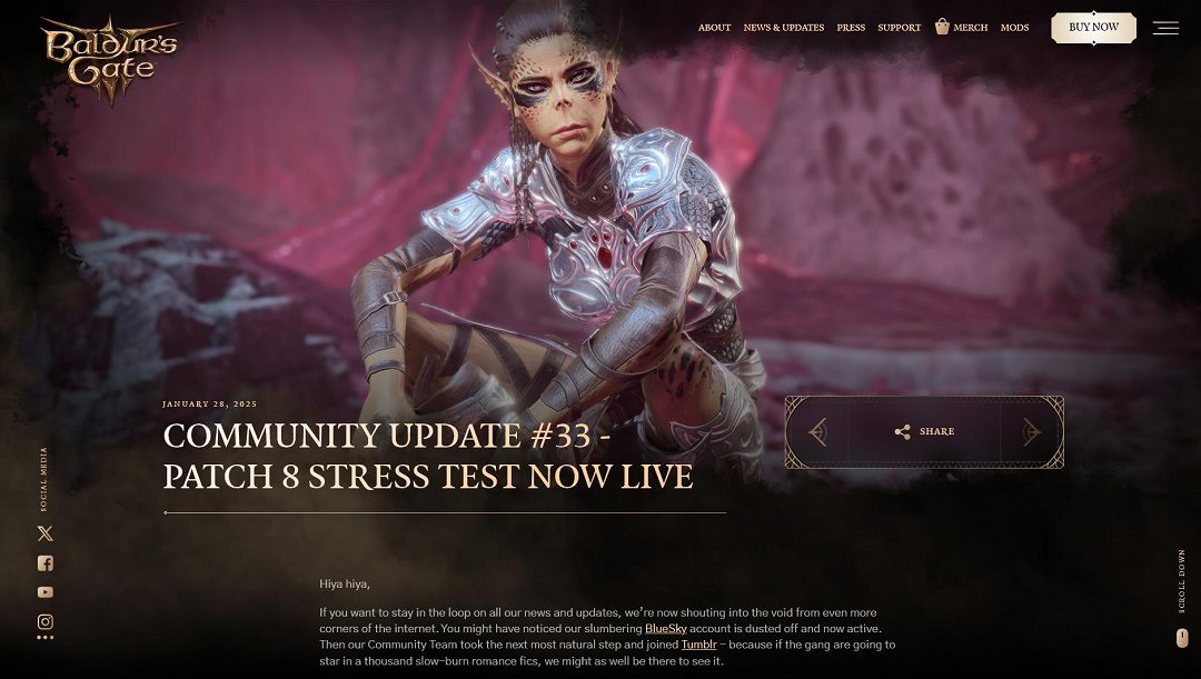 《柏德之門3》8號更新檔開啟壓力測試 為Xbox Series S提供分屏合作模式 《柏德之門3》8號更新檔開啟壓力測試 為Xbox Series S提供分屏合作模式