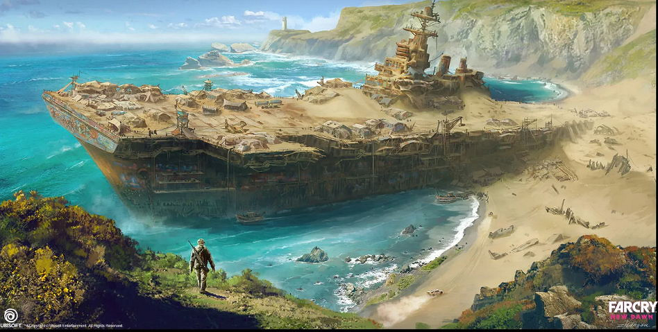 《極地戰嚎:新曙光》遊戲原畫 充滿藝術的荒野遊俠世界 《極地戰嚎:新曙光》遊戲原畫 充滿藝術的荒野遊俠世界