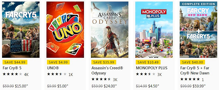 每次打折都有你!大廠育碧最新Xbox遊戲折扣活動 每次打折都有你!大廠育碧最新Xbox遊戲折扣活動