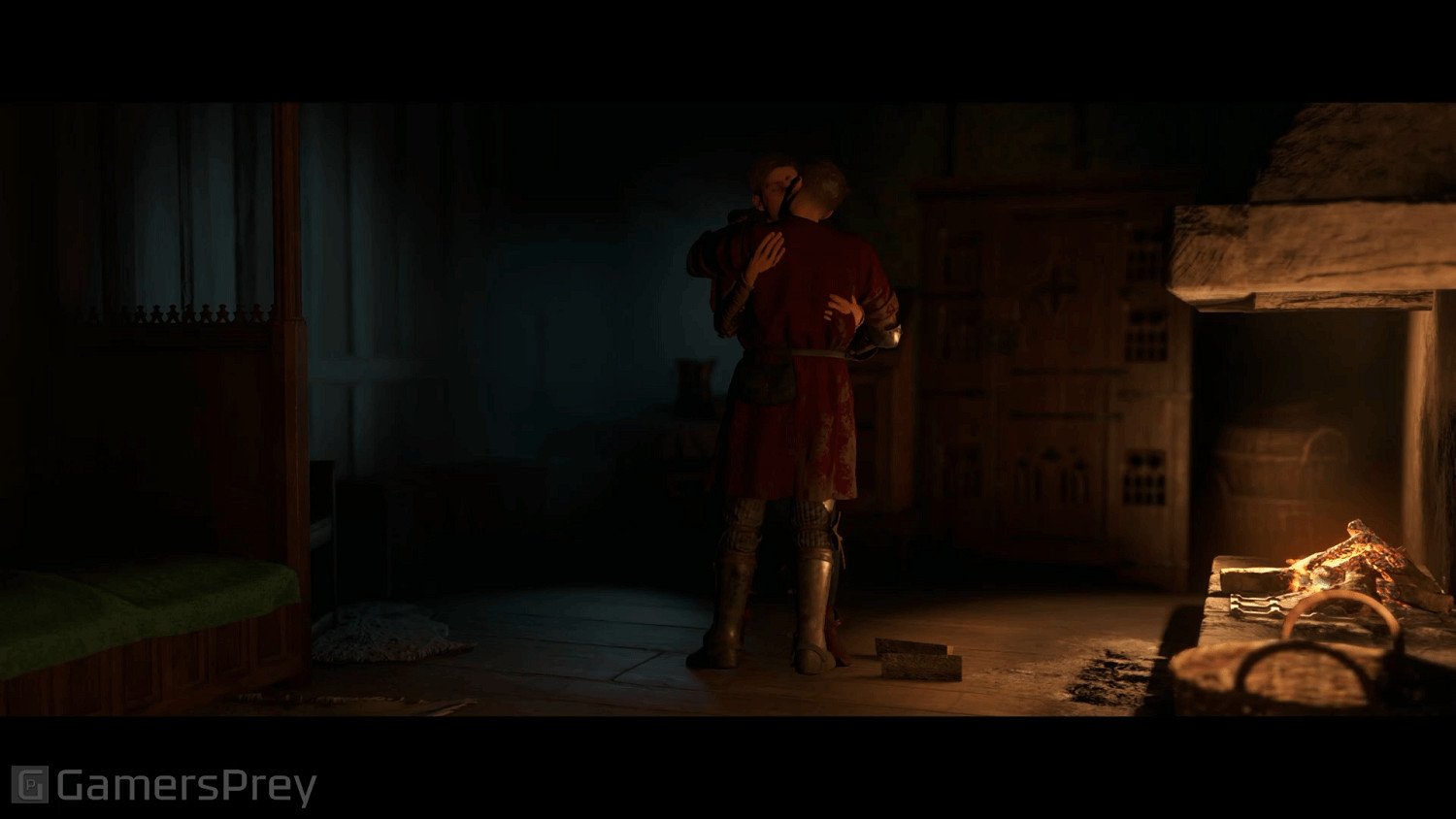 《天國拯救2》亨利與漢斯親熱片段:兩男人的&quot;幹柴烈火&quot;