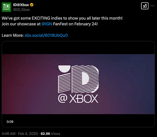 Xbox最新一期發布會將於2月25日舉辦 聚焦獨立遊戲! Xbox最新一期發布會將於2月25日舉辦 聚焦獨立遊戲!