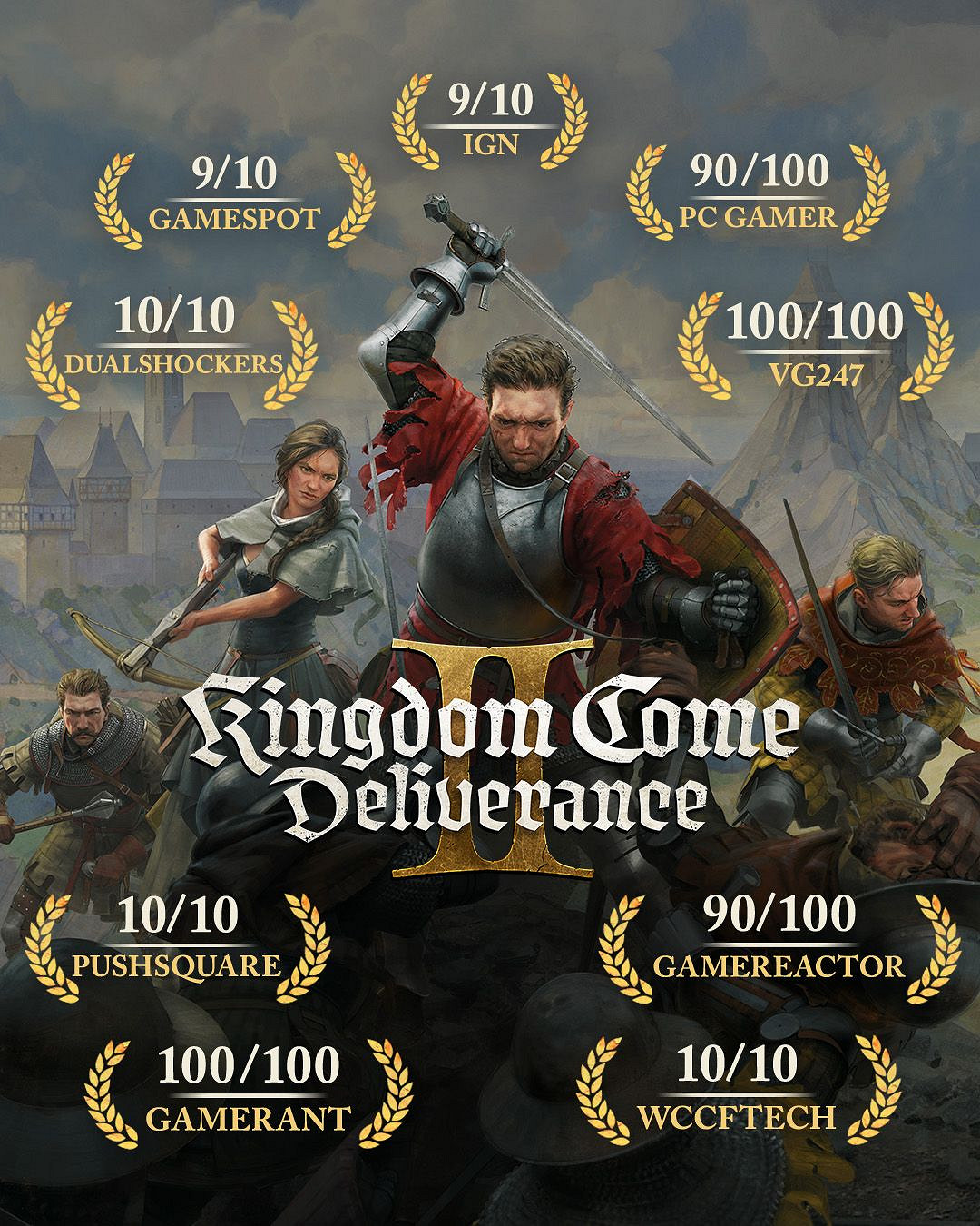 開年王炸！《天國拯救2》線上峰值近16萬:遠超前作!