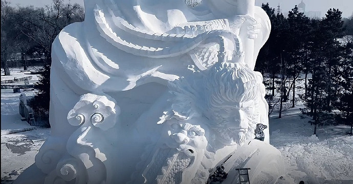 《怪獵荒野》鎖刃龍雪雕完工！官方下場還原度超高！