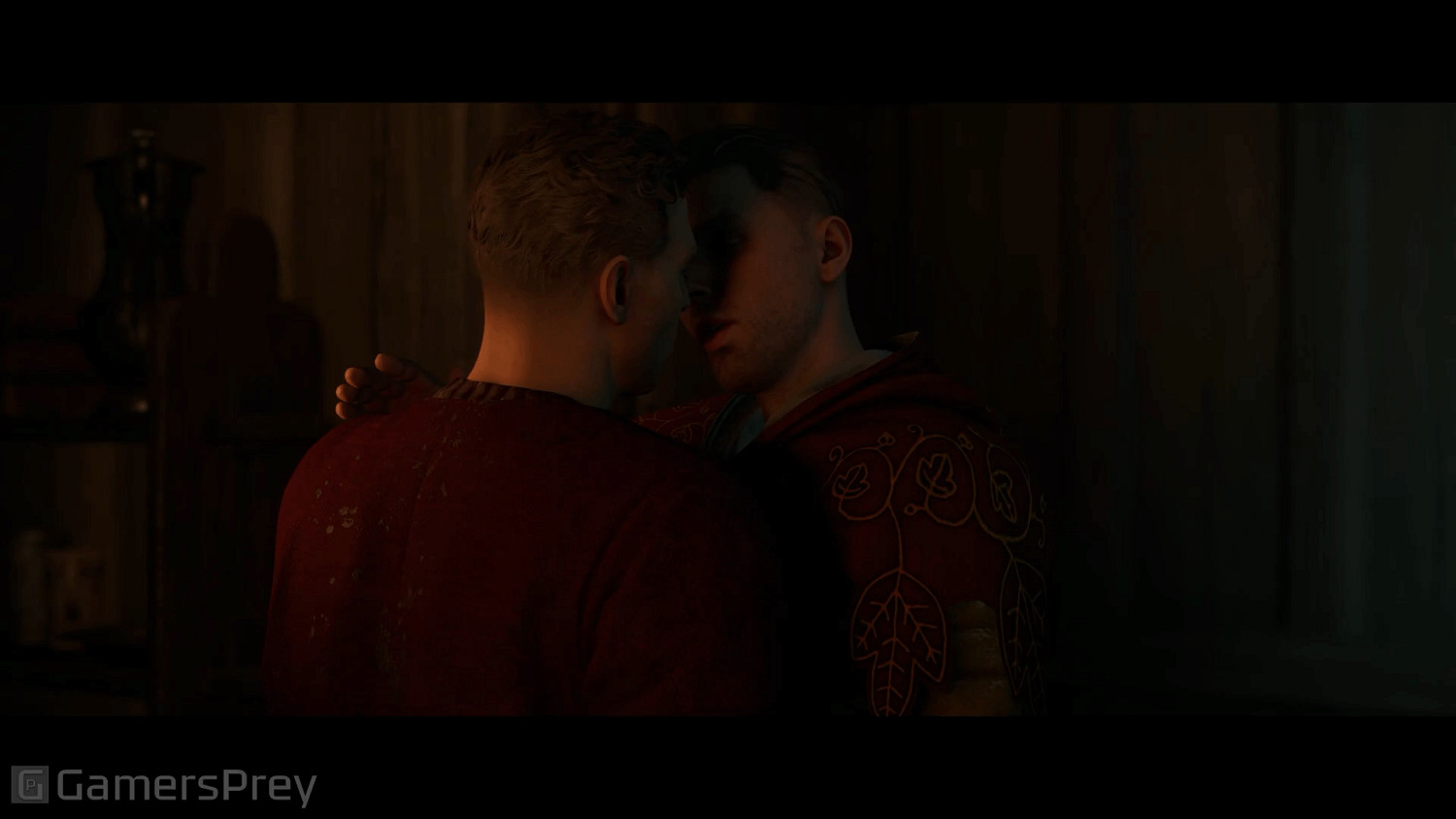 《天國拯救2》亨利與漢斯親熱片段:兩男人的&quot;幹柴烈火&quot;