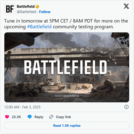 《戰地》新作測試內容報告 64人對戰與經典兵種回歸