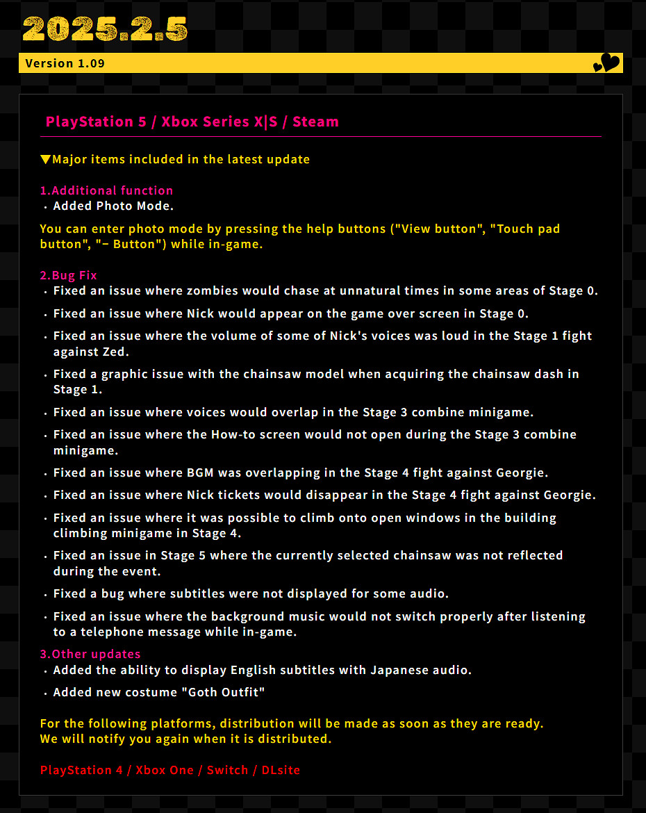 《電鋸甜心RePOP》新更新 “照片模式”正式上線 《電鋸甜心RePOP》新更新 “照片模式”正式上線