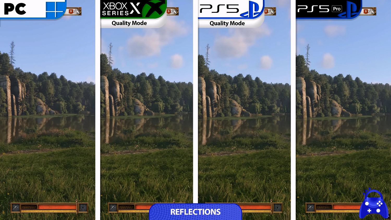 《天國降臨: 救贖2》PS5/PS5 Pro/XSX/PC畫面對比公布！