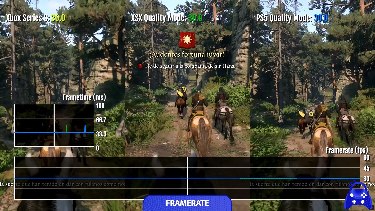 《天國降臨: 救贖2》PS5/PS5 Pro/XSX/PC畫面對比公布！