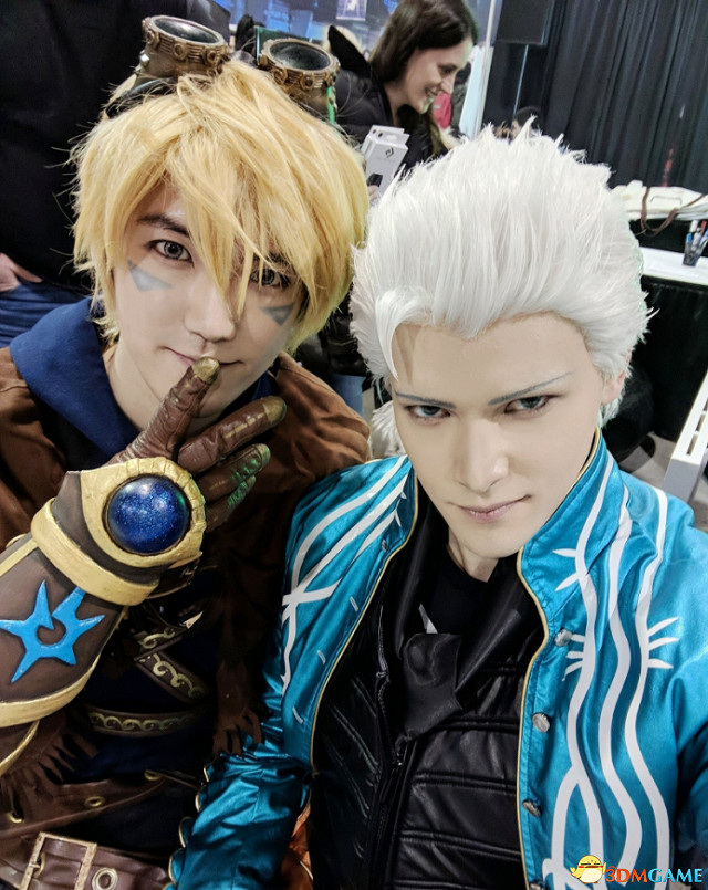 《惡魔獵人3》但丁大哥維吉爾精美Cos EZ亂入怪怪的