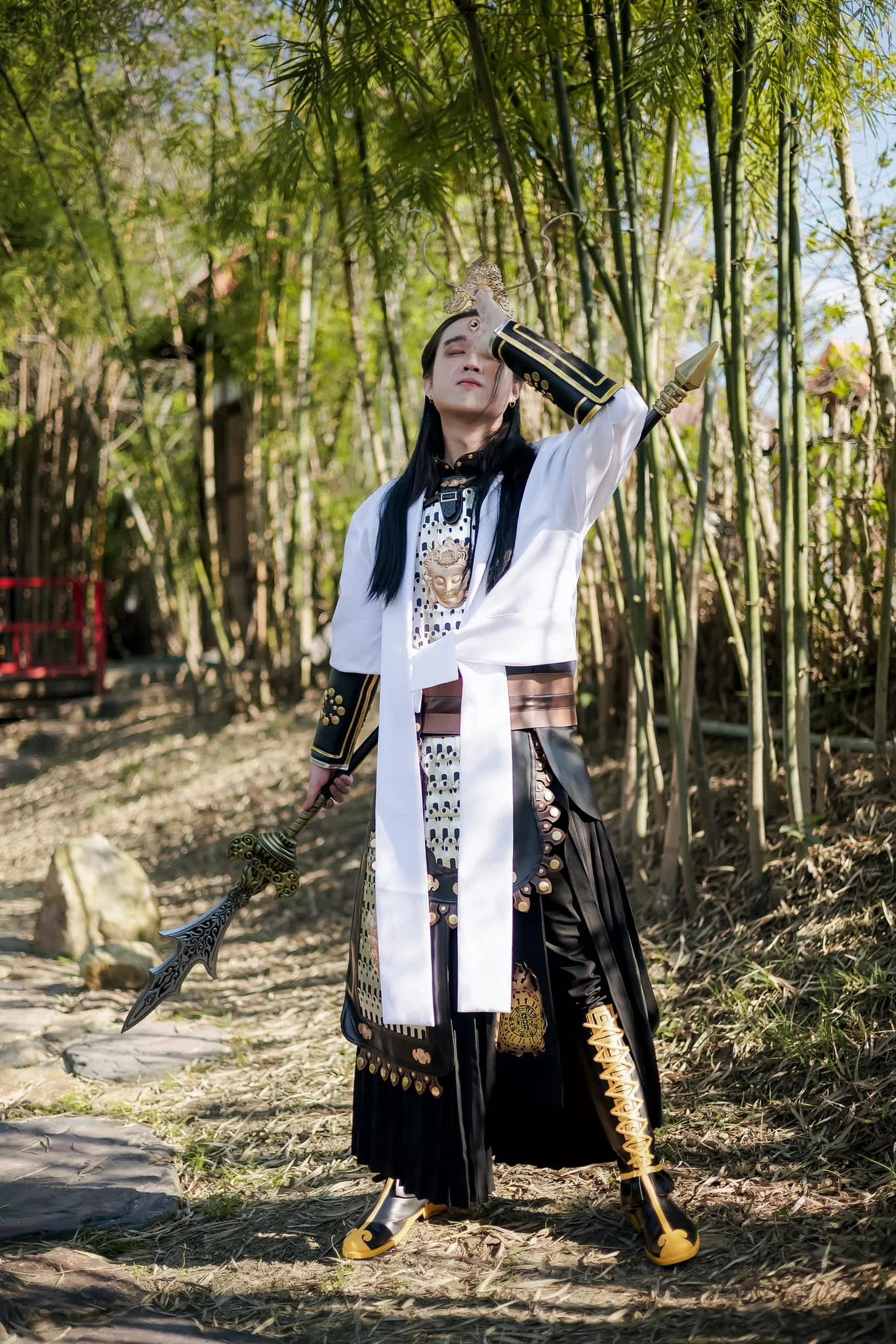 歪嘴二郎神？泰國男子cos《黑神話》二郎神有點難繃！