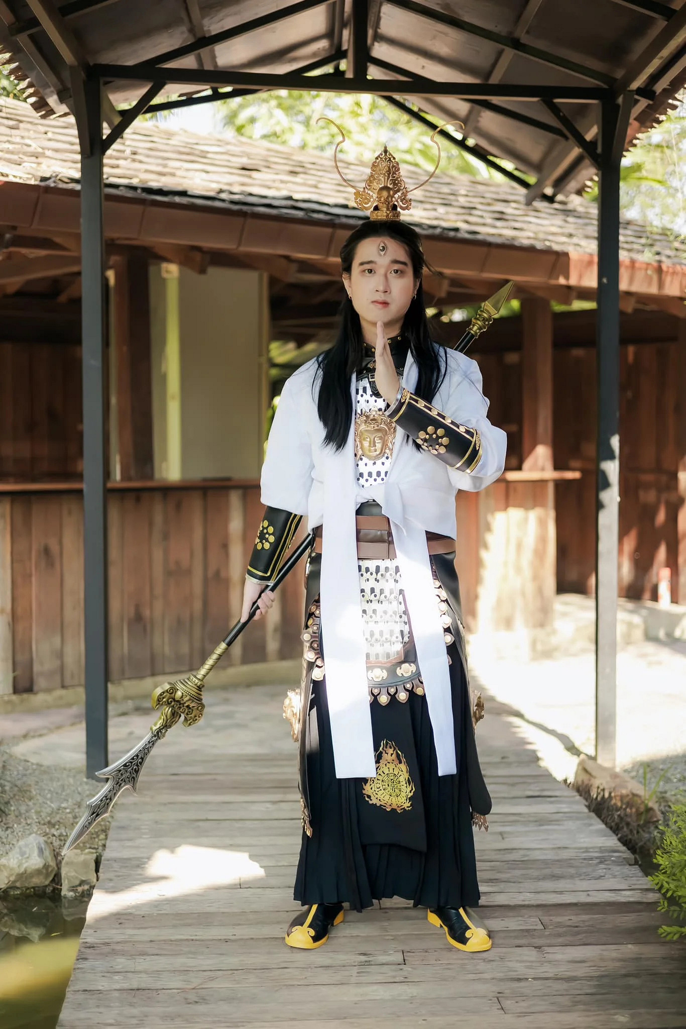 歪嘴二郎神？泰國男子cos《黑神話》二郎神有點難繃！