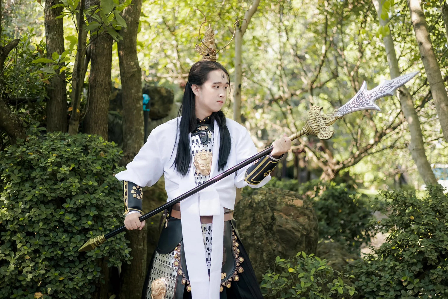 歪嘴二郎神？泰國男子cos《黑神話》二郎神有點難繃！