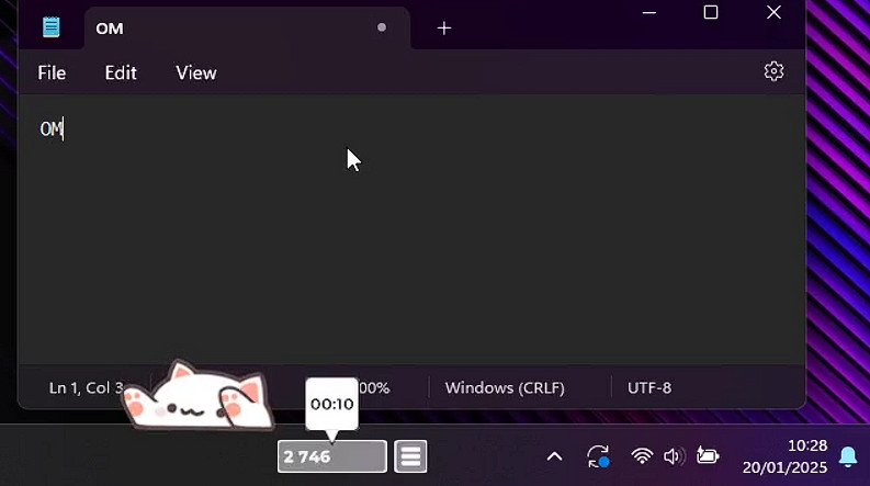 Steam熱梗拍桌貓放置遊戲《Bongo Cat》免費試玩
