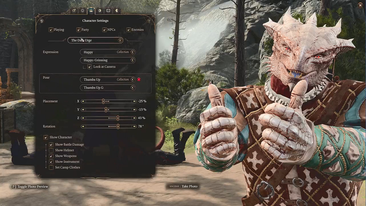 《柏德之門3》官方分享“拍照模式”展示影片！