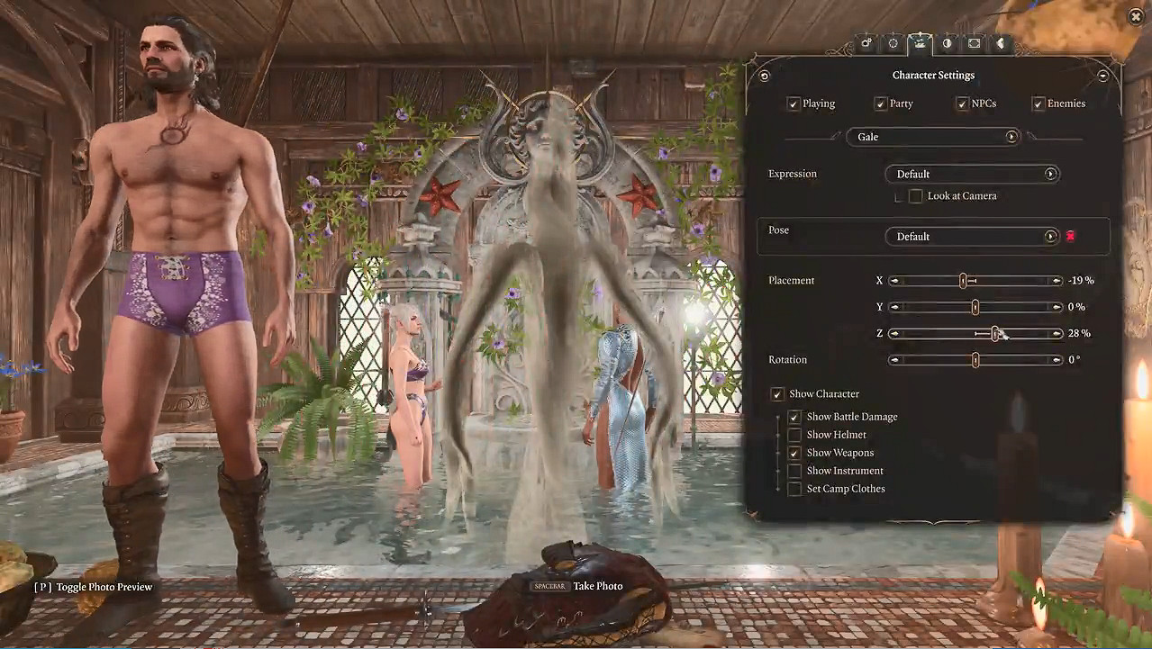 《柏德之門3》官方分享“拍照模式”展示影片！