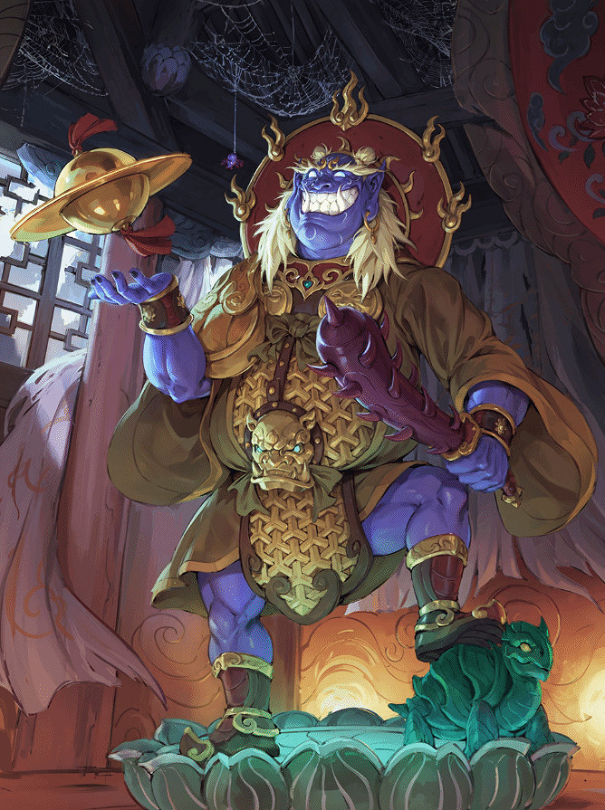 老外吐槽《爐石戰記》黃眉皮膚:他怎麽拿著根&quot;紫色心情&quot;?