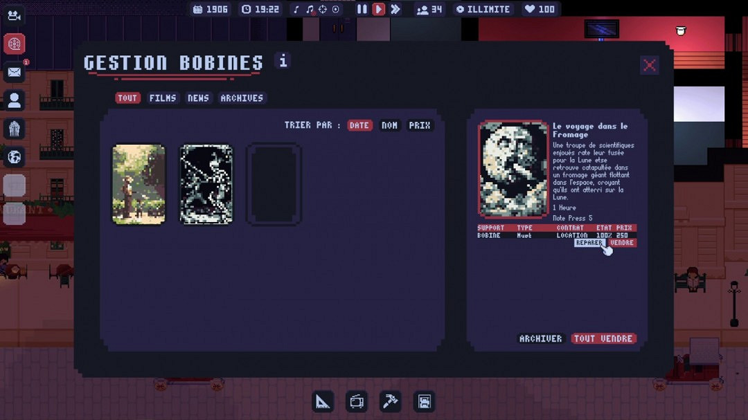 像素風影院管理遊戲《Cinema Theater Tycoon》Steam頁面 發售日待定 像素風影院管理遊戲《Cinema Theater Tycoon》Steam頁面 發售日待定