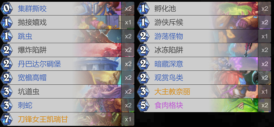 爐石戰記星際英雄傳新增成就卡組攻略