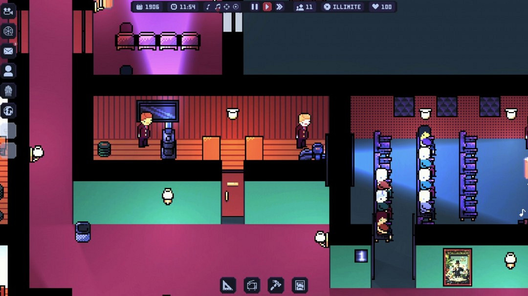 像素風影院管理遊戲《Cinema Theater Tycoon》Steam頁面 發售日待定 像素風影院管理遊戲《Cinema Theater Tycoon》Steam頁面 發售日待定