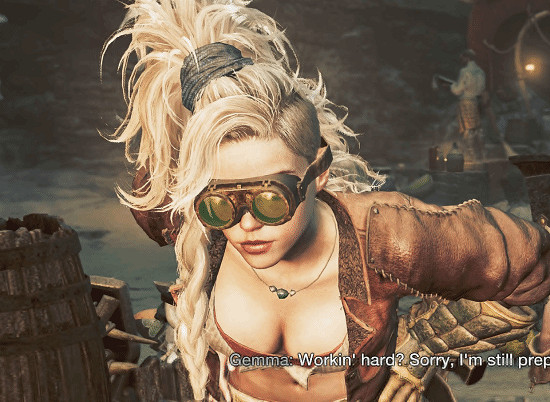 玩家沉迷《魔物獵人:荒野》傑瑪美貌:性感辣妹鐵匠! 玩家沉迷《魔物獵人:荒野》傑瑪美貌:性感辣妹鐵匠!