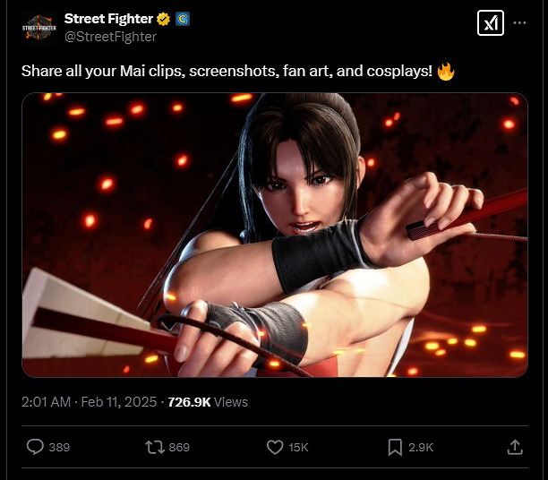 卡普空很懂！號召分享不知火舞二創 評論區紳士聚集