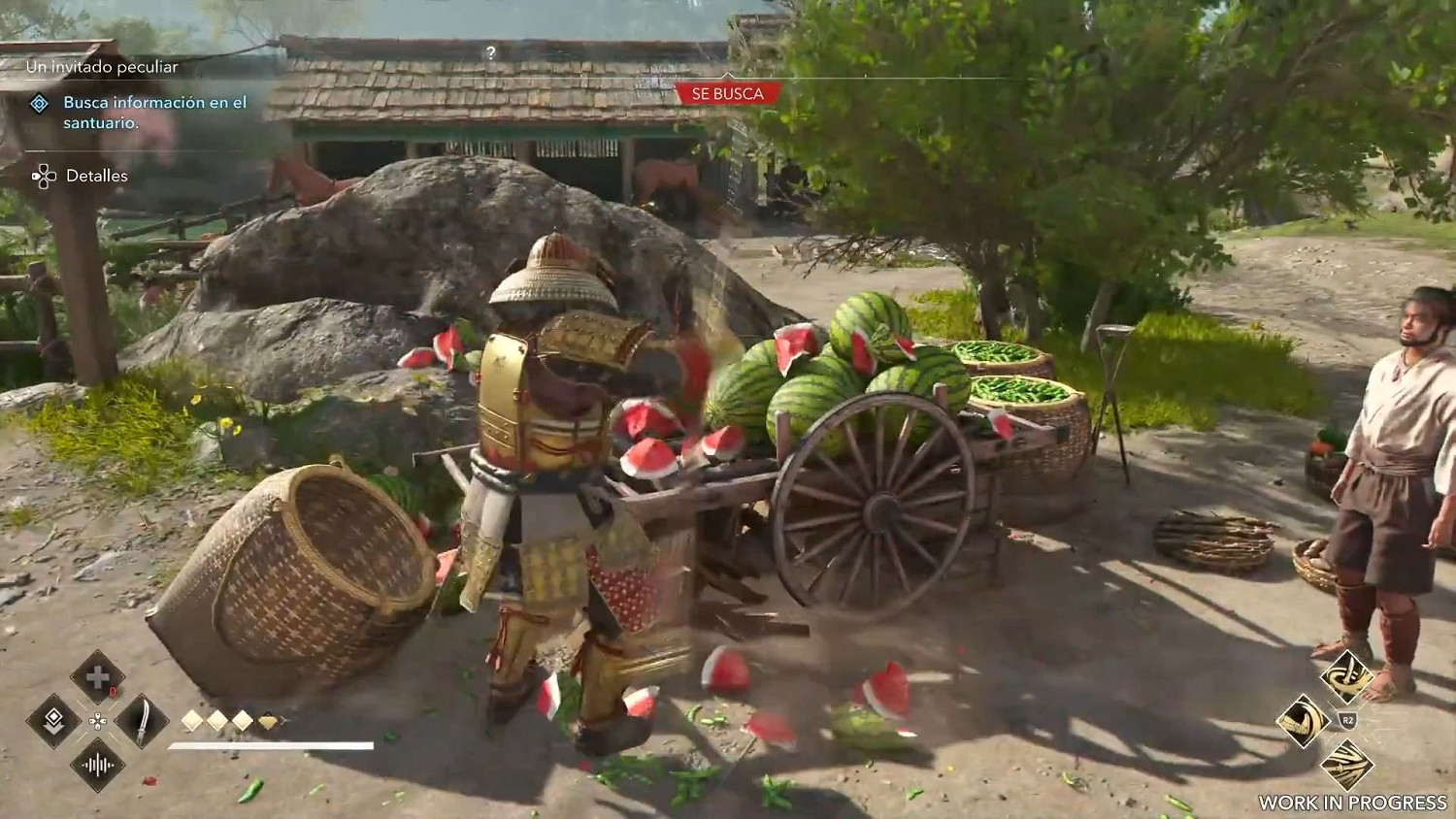 《刺客教條:影》彌助劈瓜展示 動作絲滑解壓效果拉滿 《刺客教條:影》彌助劈瓜展示 動作絲滑解壓效果拉滿