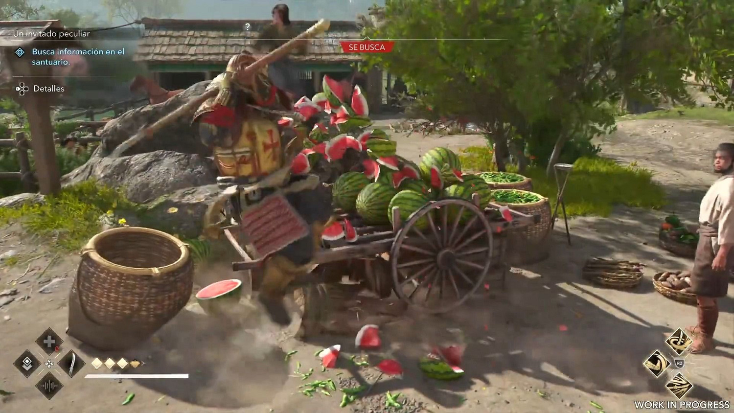 《刺客教條:影》彌助劈瓜展示 動作絲滑解壓效果拉滿 《刺客教條:影》彌助劈瓜展示 動作絲滑解壓效果拉滿