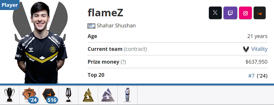 《CSGO》小蜜蜂戰隊Vi tality隊員介紹