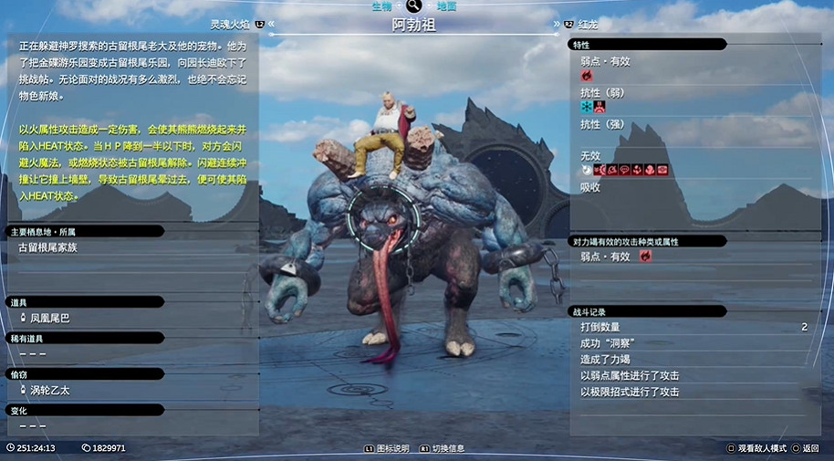 《最終幻想7重生》Boss圖鑒