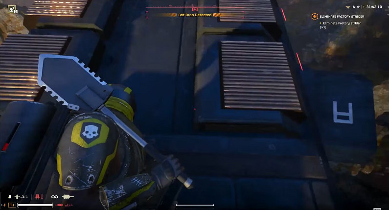 真正的掘地潛兵!玩家用工兵鏟擊敗機器人四足兵工廠 真正的掘地潛兵!玩家用工兵鏟擊敗機器人四足兵工廠