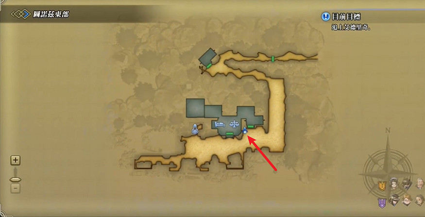 《百英雄傳》路人陀螺戰位置