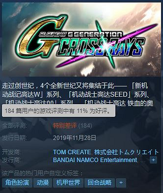 《SD鋼彈G世紀:火線縱橫》上市宣傳片 PC版遭差評轟炸 《SD鋼彈G世紀:火線縱橫》上市宣傳片 PC版遭差評轟炸