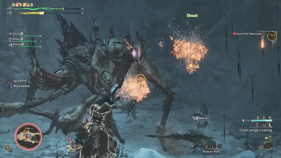 《魔物獵人:荒野》狩獵“影蜘蛛”實機展示 2.28發售 《魔物獵人:荒野》狩獵“影蜘蛛”實機展示 2.28發售