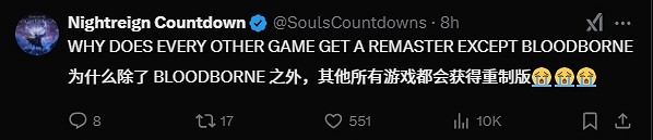 索尼重製《往日不再》引熱議:為啥不是《血源詛咒》! 索尼重製《往日不再》引熱議:為啥不是《血源詛咒》!