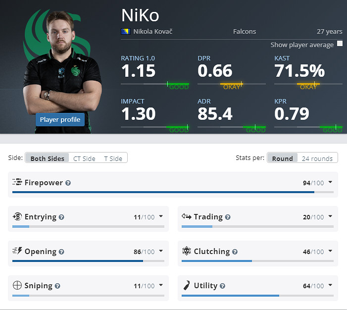 《CS2》克盧日納波卡Falcons陣容名單 《CS2》克盧日納波卡Falcons陣容名單