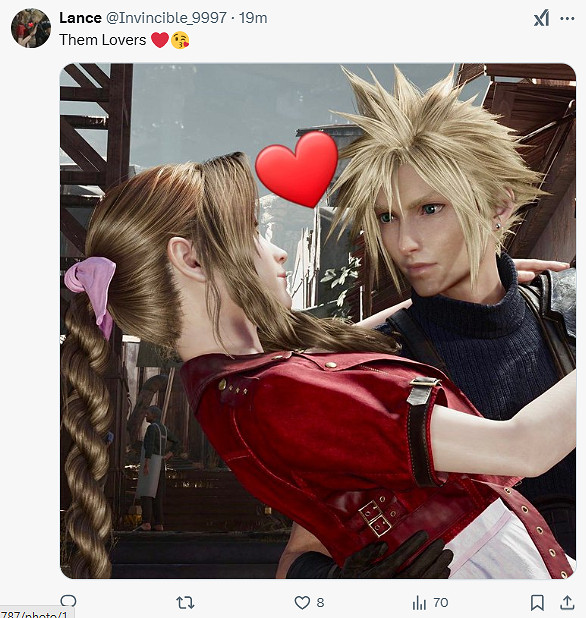 你最喜歡誰?《最終幻想7:重製版》情人節賀圖公布! 你最喜歡誰?《最終幻想7:重製版》情人節賀圖公布!