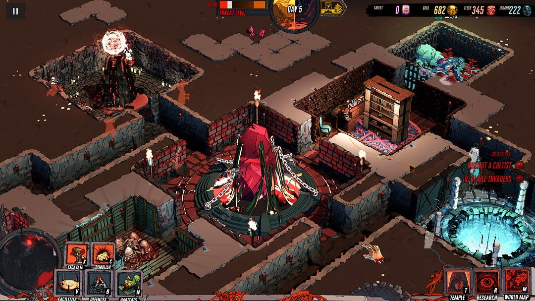 即時戰術地牢建造遊戲《Cthulhu Keeper》Steam頁面 發售日待定