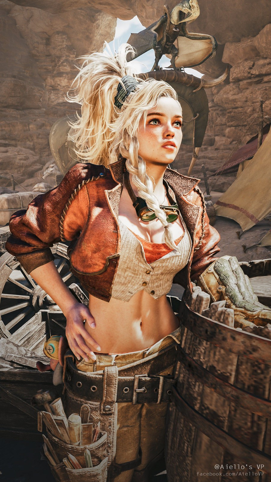 《魔物獵人:荒野》攝影美圖賞:鐵匠傑瑪性感誘人! 《魔物獵人:荒野》攝影美圖賞:鐵匠傑瑪性感誘人!