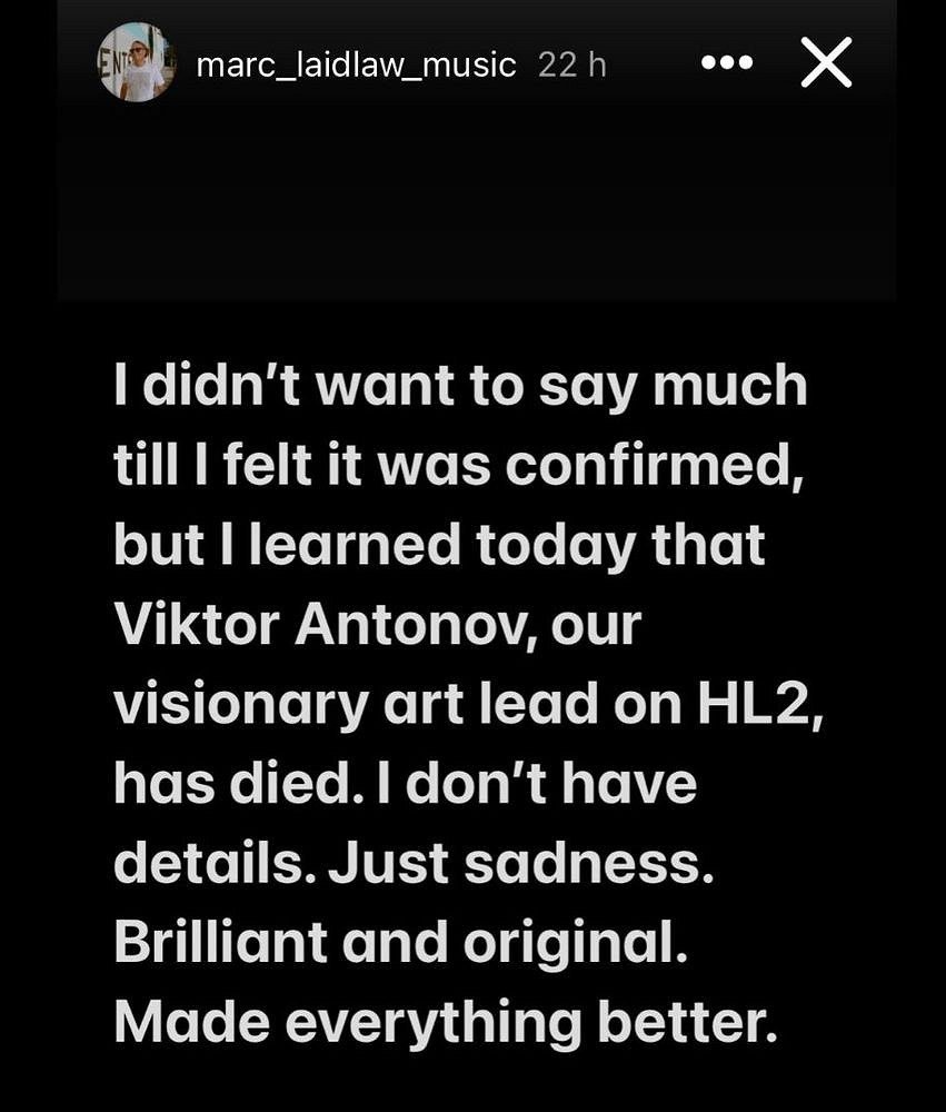 《戰慄時空2》美術總監兼《冤罪殺機》設計師去世 《戰慄時空2》美術總監兼《冤罪殺機》設計師去世