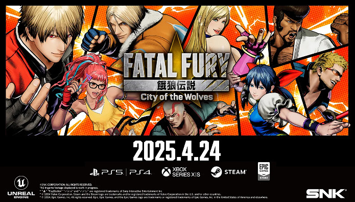 《餓狼傳說》B測可玩角色公布：不知火舞、特瑞等8位!