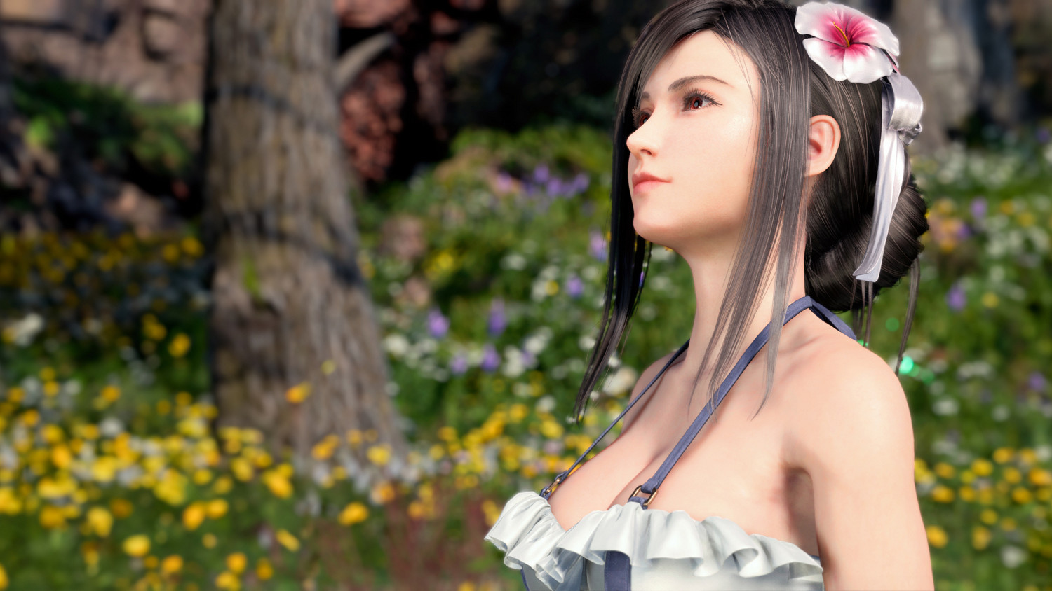 《FF7重生》蒂法漁網襪Mod：看起來美腿更性感了！