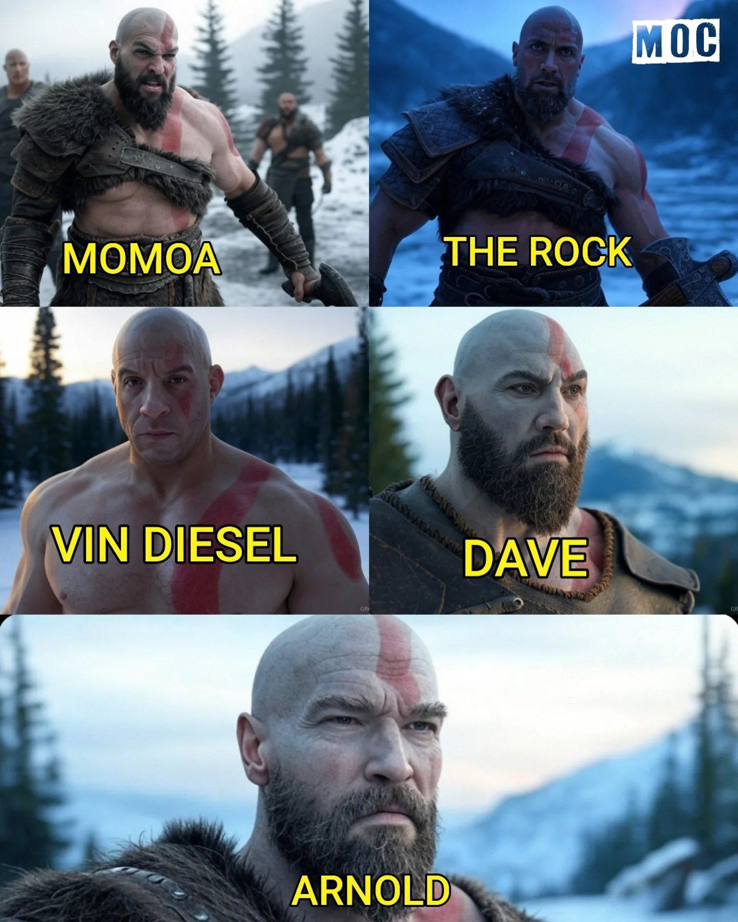 《戰神》真人劇奎爺誰來演?網友AI眾多明星:哪個適合?