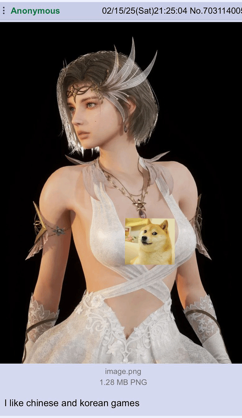 又大又白！西方老外看中韓遊戲走不動道：大即正義